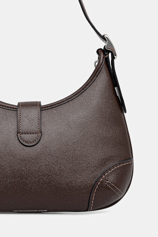 Accesorii Coach poșetă de piele Hamptons CW642 maro