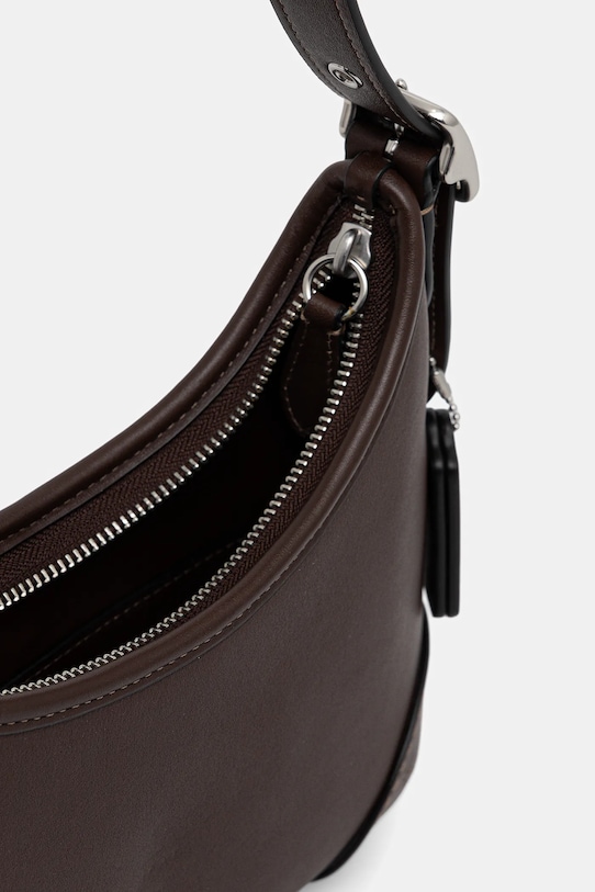 Coach poșetă de piele Hamptons CW642 maro