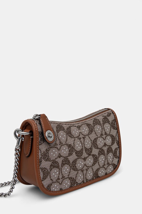 Τσάντα Coach Swinger CW568 καφέ AW24