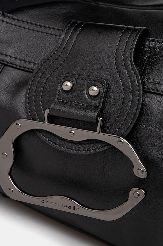 Kabelka Ottolinger Neoprene Leather Bag černá 1272101921
