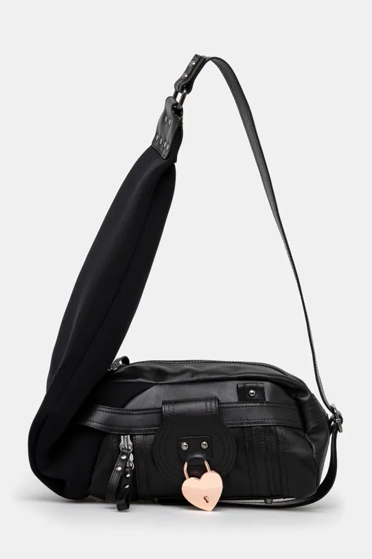 Ottolinger borsetta Mini Neoprene Leather Bag pelle fiore nero 2227210299