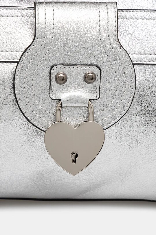 Δερμάτινη τσάντα Ottolinger Neoprene Leather Bag 2227210110 ασημί