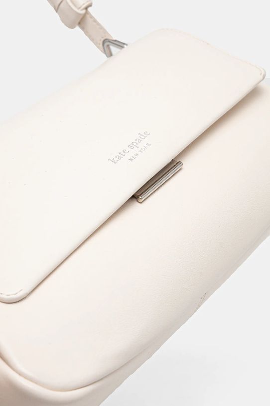 Usnjena torbica Kate Spade bež KF844