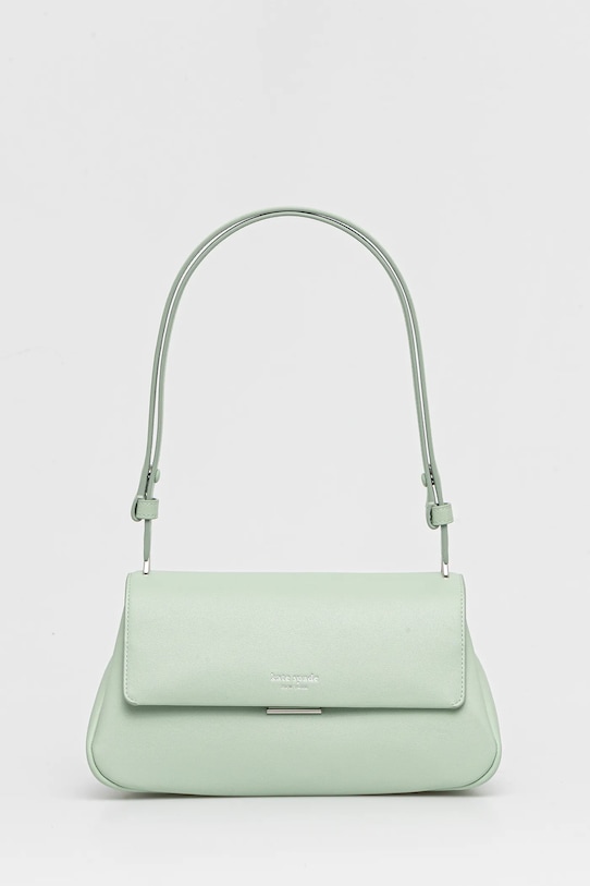 Kate Spade torebka skórzana zielony KF844