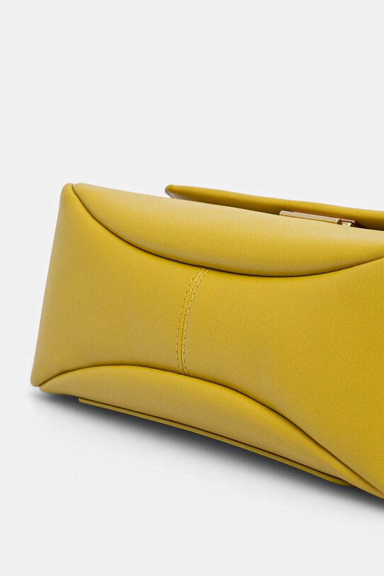 Kožna torba Kate Spade zlatna KF844