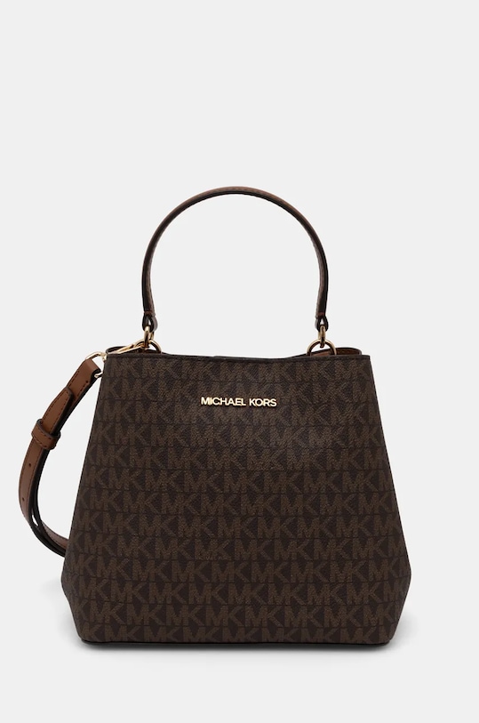 MICHAEL Michael Kors torebka nie mieści A4 brązowy 35S4G3FM5B