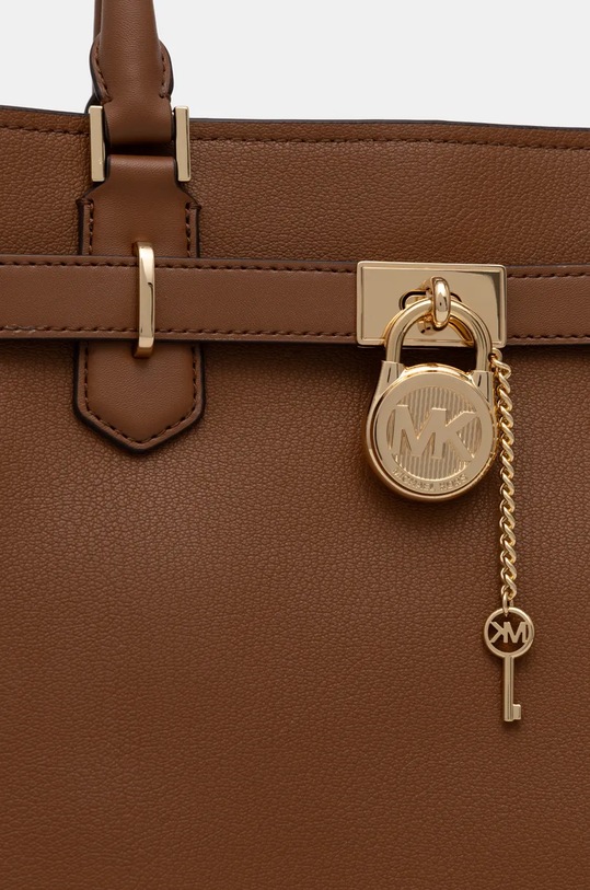 Δερμάτινη τσάντα MICHAEL Michael Kors 35T1GHMS2L καφέ