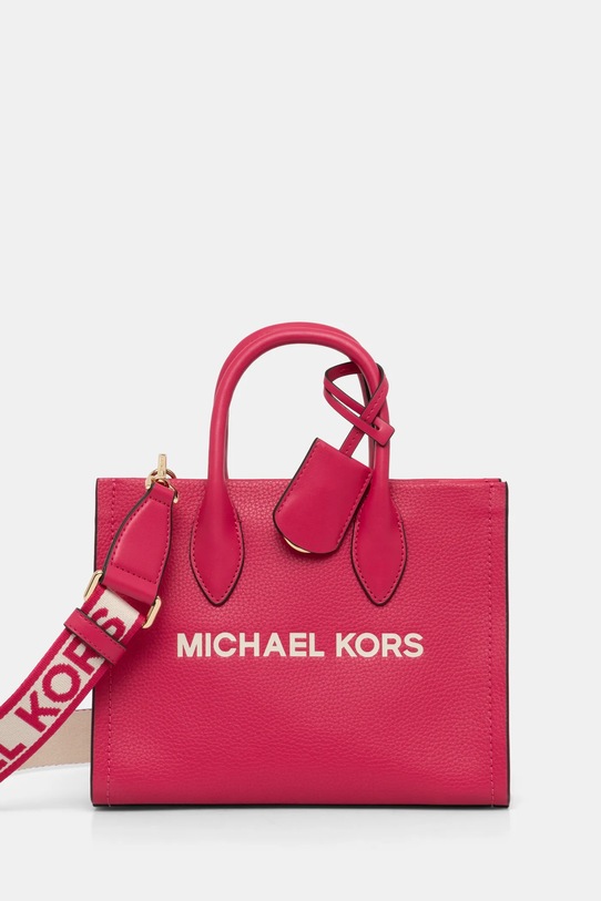 MICHAEL Michael Kors torebka skórzana nie mieści A4 różowy 35S4G7ZC5L