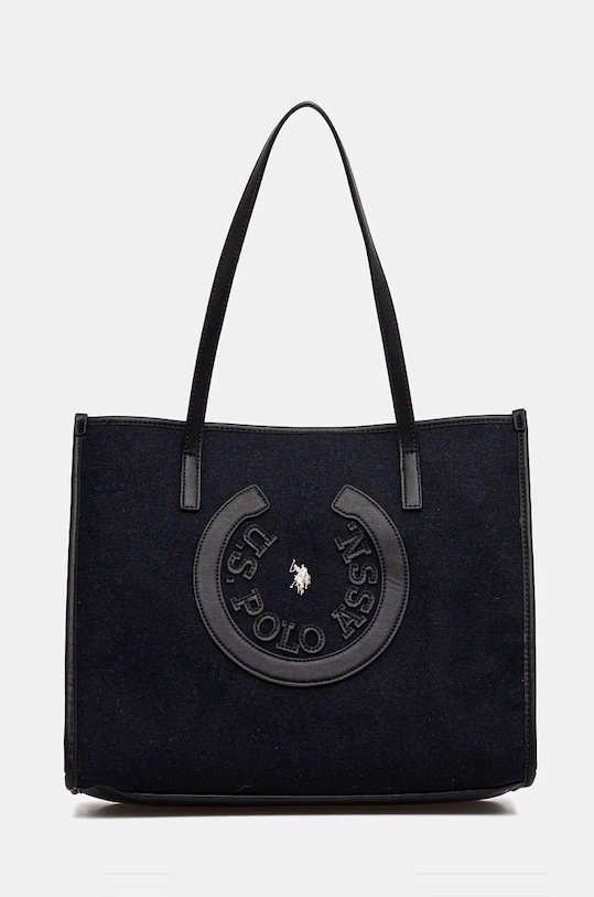 U.S. Polo Assn. torebka Stripes mieści A4 czarny BIUS28456WZC