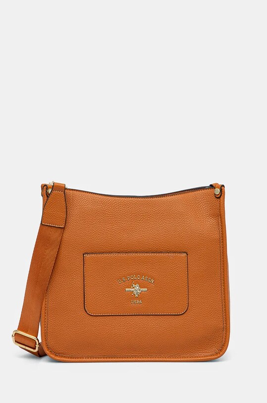 Kabelka U.S. Polo Assn. Stanford imitácia kože oranžová BEUSS6368WVP