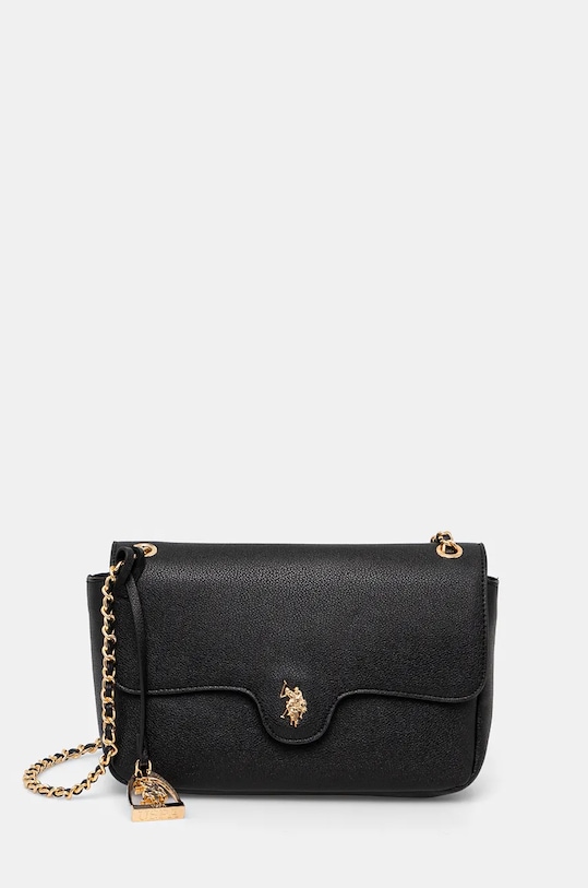 Kabelka U.S. Polo Assn. Jones jednofarebný čierna BIUJE8386WVP