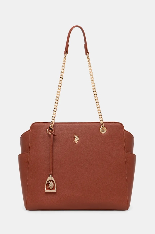 Kabelka U.S. Polo Assn. Jones imitácia kože červená BIUJE8387WVP