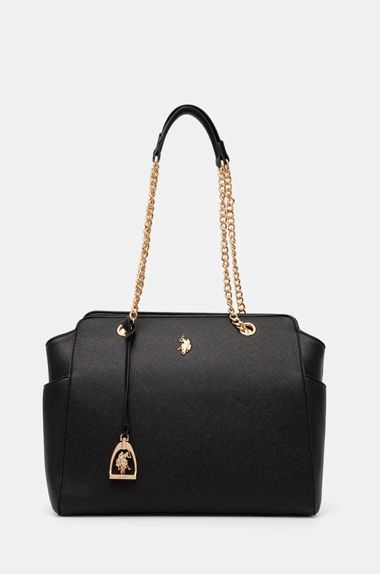 Kabelka U.S. Polo Assn. Jones vejde se A4 černá BIUJE8387WVP