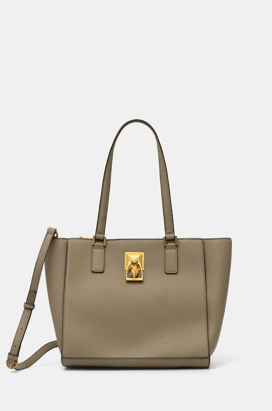 U.S. Polo Assn. torebka Earth nie mieści A4 zielony BIUEH8485WVP