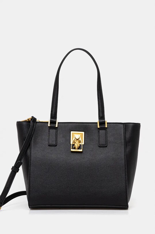 Torba U.S. Polo Assn. Earth bez uzorka crna BIUEH8485WVP