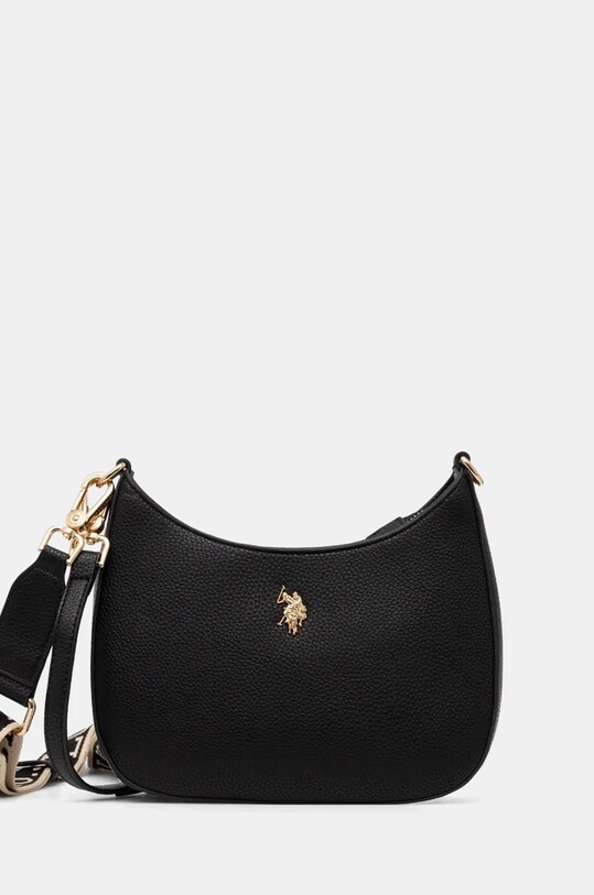 Torba U.S. Polo Assn. New Mansion bez uzorka crna BIUE58498WVP