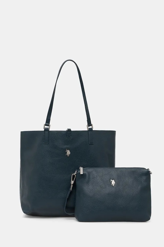 Obojstranná kabelka U.S. Polo Assn. Rogersville imitácia kože tyrkysová BIURR8506WVP