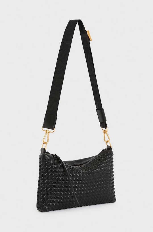 Doplňky Kožená kabelka AllSaints EVE STUD CROSSBODY W027XZ černá