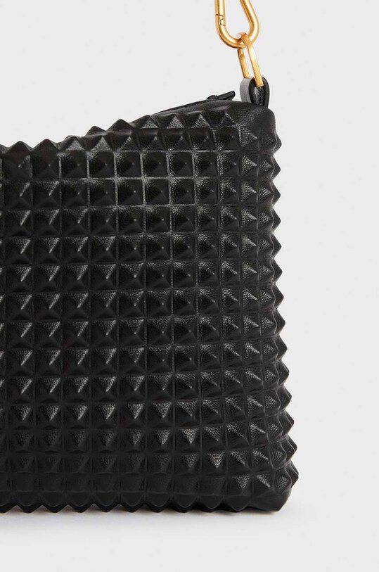 Шкіряна сумочка AllSaints EVE STUD CROSSBODY W027XZ чорний