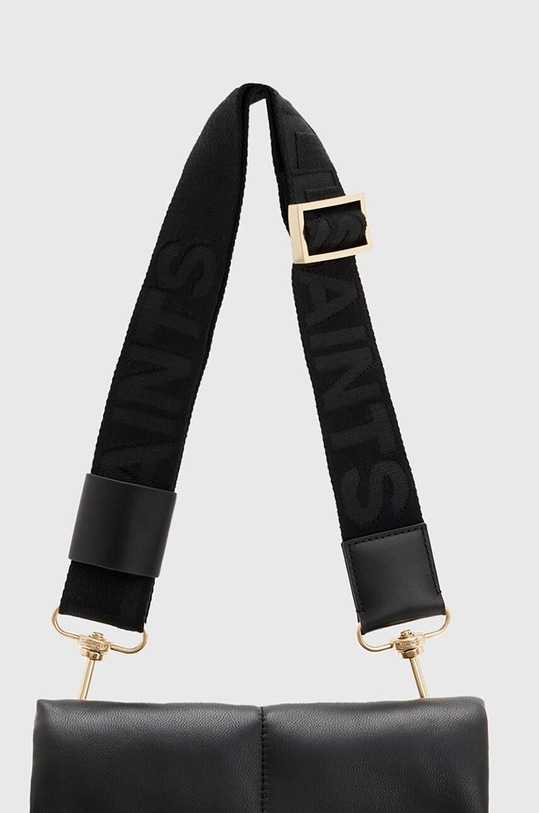 Шкіряна сумочка AllSaints EZRA QUILT CROSSBODY W305XB чорний AW24