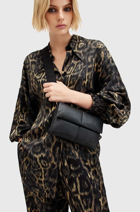 Шкіряна сумочка AllSaints EZRA QUILT CROSSBODY W305XB