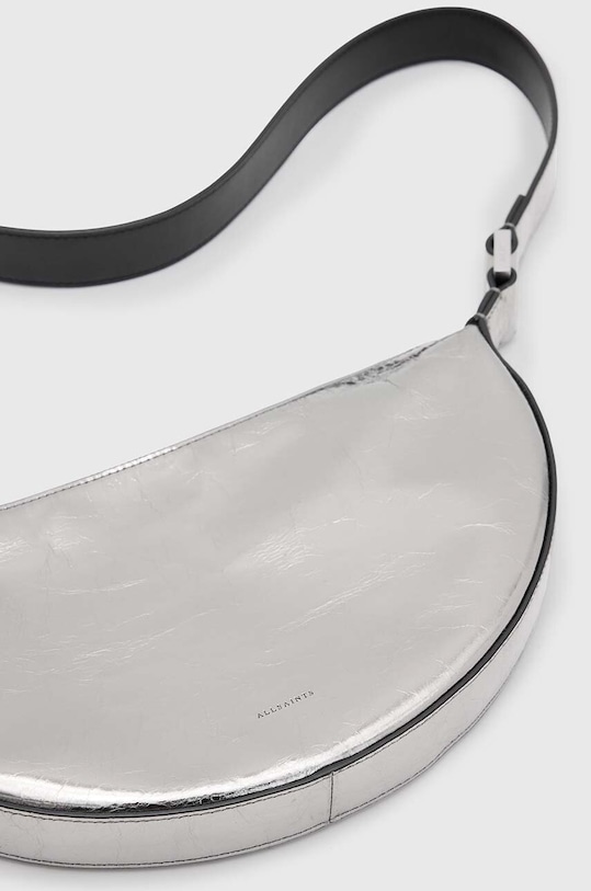 Kožená kabelka AllSaints HALF MOON XBODY W309XB