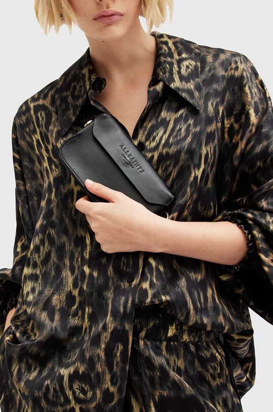 AllSaints torebka skórzana ZOE CROSSBODY W312XB