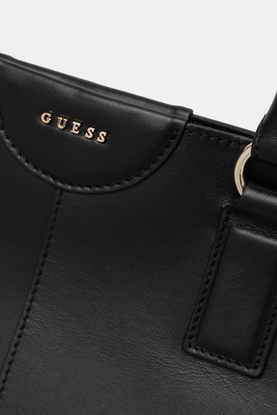 Шкіряна сумочка Guess чорний HWISEC.L4204