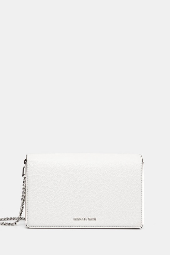 Шкіряна сумочка MICHAEL Michael Kors лицьова шкіра білий 32F4SJ6C8L