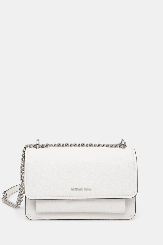 MICHAEL Michael Kors borsa a mano in pelle pelle fiore bianco 30T4SC7L3T