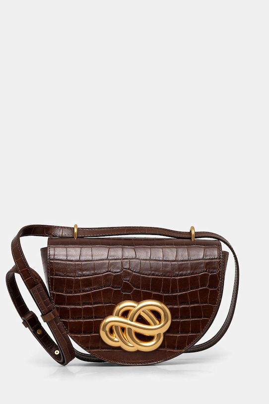 Kožna torba By Malene Birger CEBELLA bez uzorka smeđa Q72622001