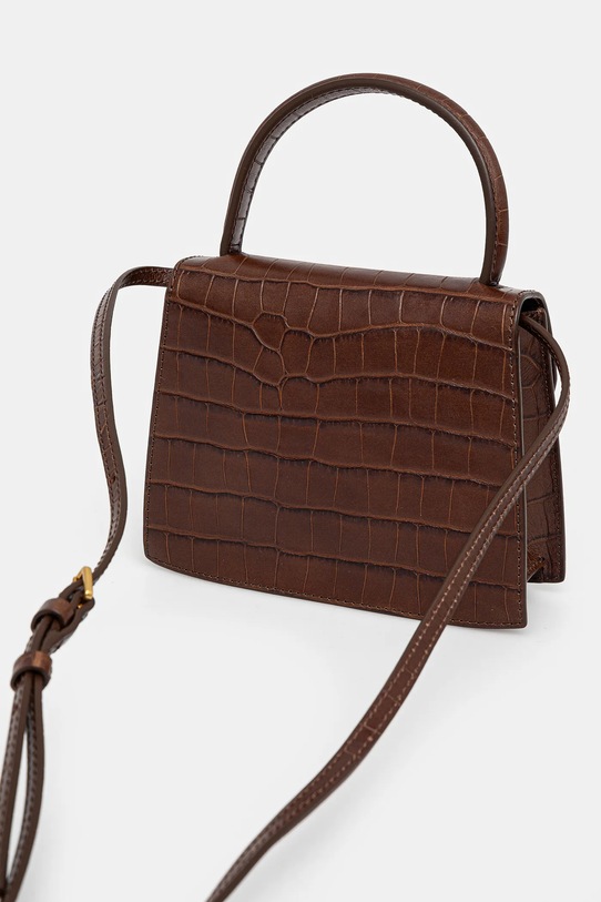 Accesorii By Malene Birger poseta de piele RAMIL Q72622004 maro