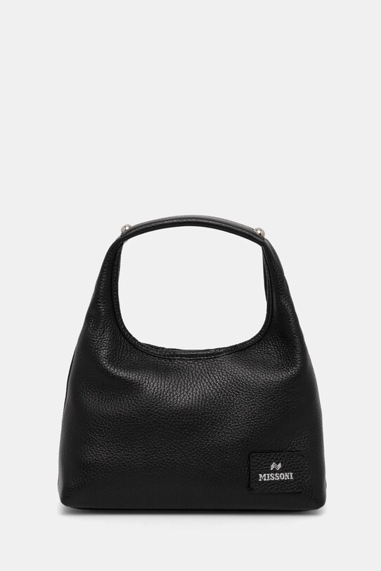 Missoni poseta de piele uni negru MI10041A