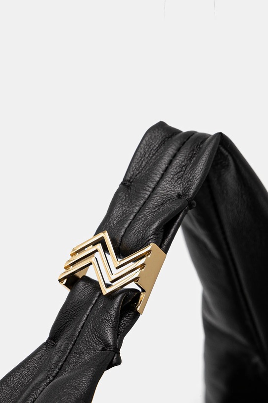 Kožená kabelka Missoni čierna MI10042A