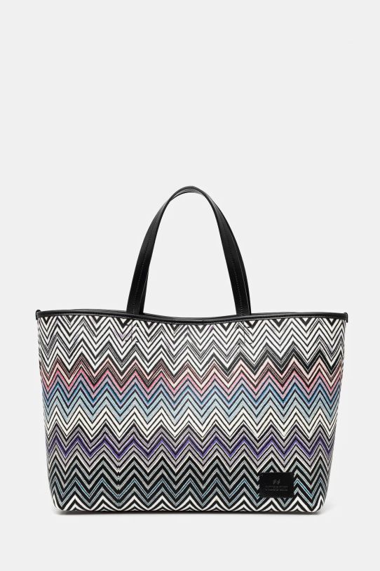 Missoni torebka skóra licowa czarny MI10045F