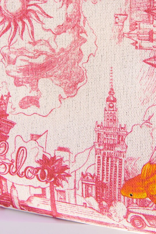 Τσάντα Lilou κόκκινο SHOP/MED/CANVAS/RED/30