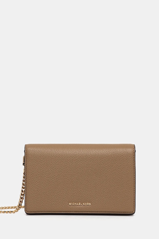 Kožená kabelka MICHAEL Michael Kors přírodní kůže zelená 32T4GJ6C2L
