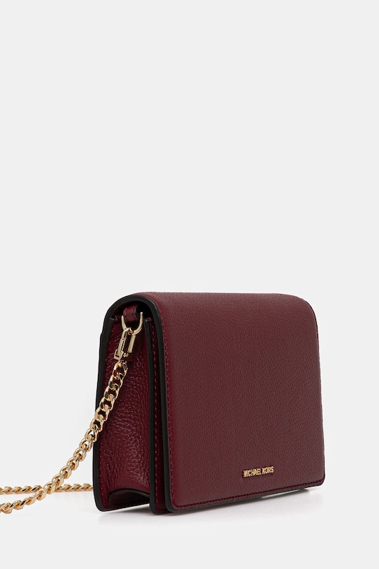 MICHAEL Michael Kors torebka skórzana 32T4GJ6C2L bordowy SS25