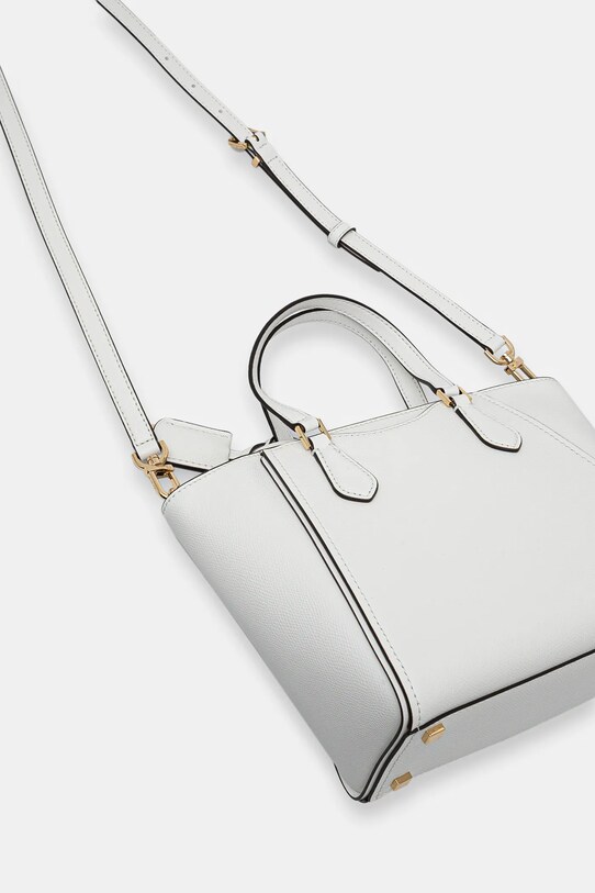Kožená kabelka MICHAEL Michael Kors bílá 32F4GTBC1L
