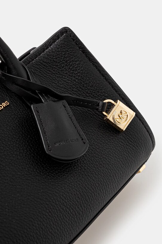 Kožená kabelka MICHAEL Michael Kors čierna 32F4GETC0L