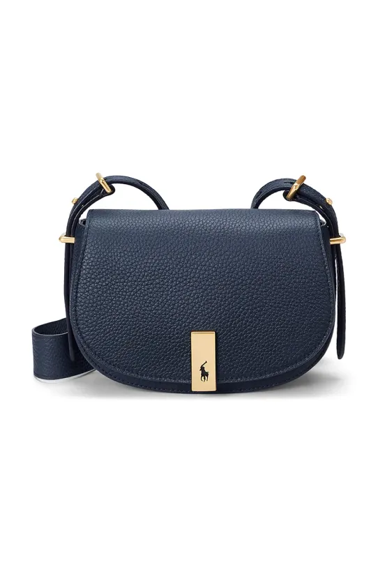 Polo Ralph Lauren leather handbag grain leather navy 428934351