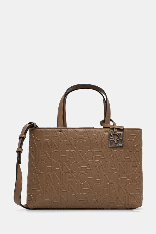 Torba Armani Exchange bez uzorka bež 942646.CC793