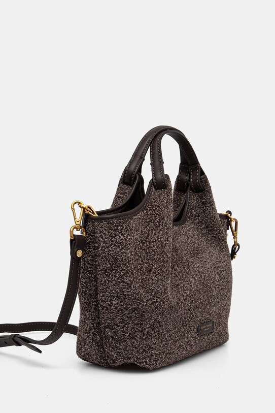 Gianni Chiarini geanta de mana din piele intoarsa BS.11109.LDN.PL maro AW24