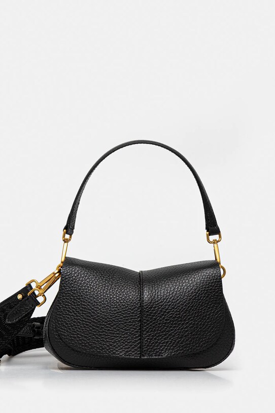 Gianni Chiarini poseta de piele uni negru BS.11088.TKL.NA