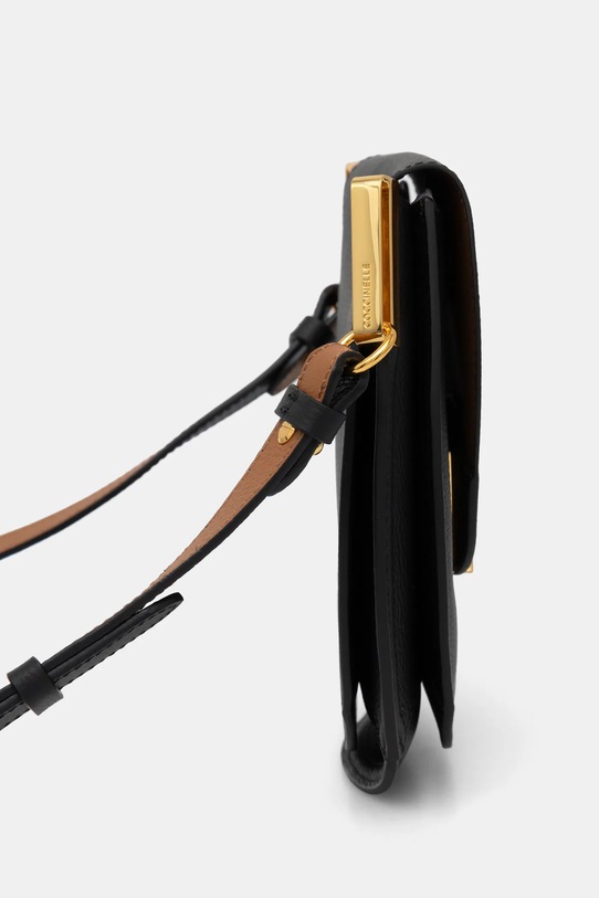 Doplňky Kožená kabelka Coccinelle E1.QKF.15.01.01 černá