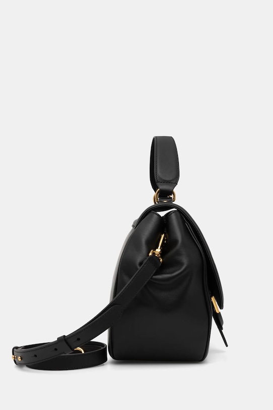 Kožená kabelka Coccinelle E1.REK.18.01.01 černá AW24