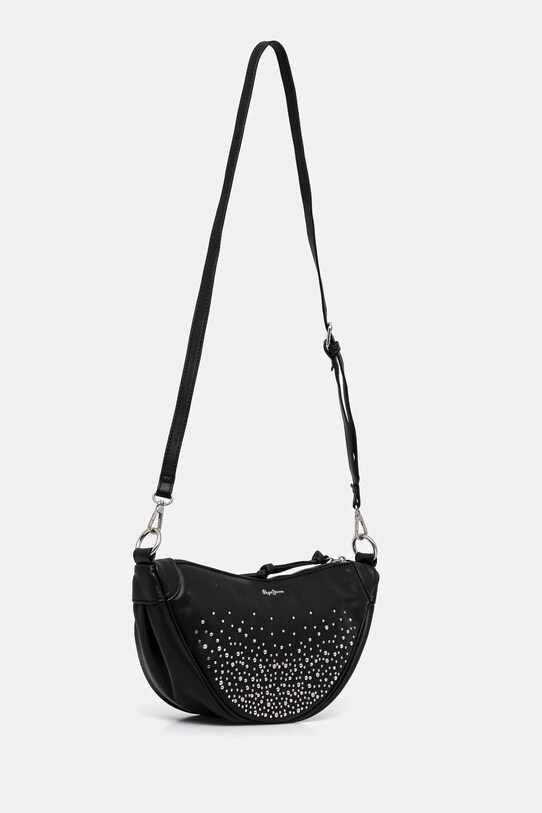 Pepe Jeans kézitáska NADINE SHINY PL031607 fekete AW24
