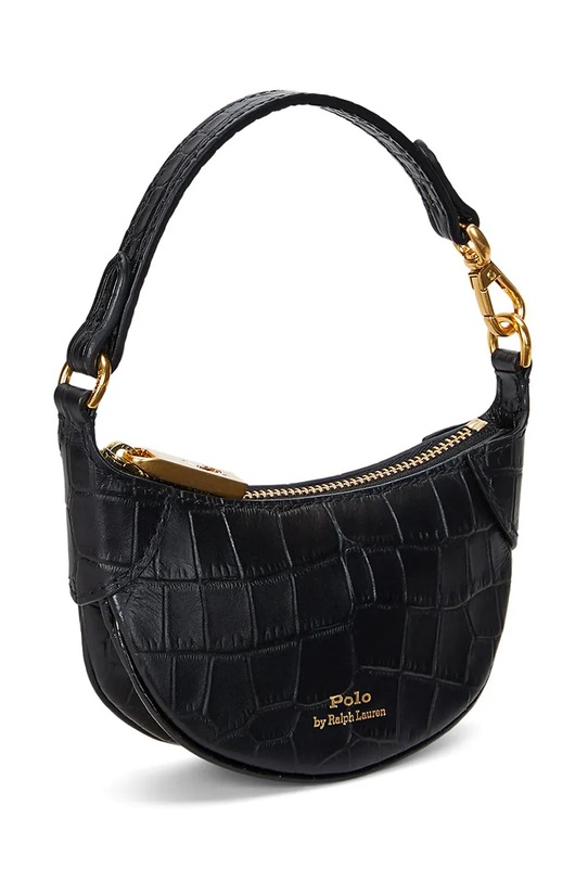 Doplňky Kožená kabelka Polo Ralph Lauren 427952660 černá