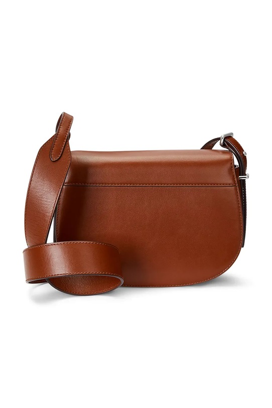 Polo Ralph Lauren leather handbag 428928757 brown AW24