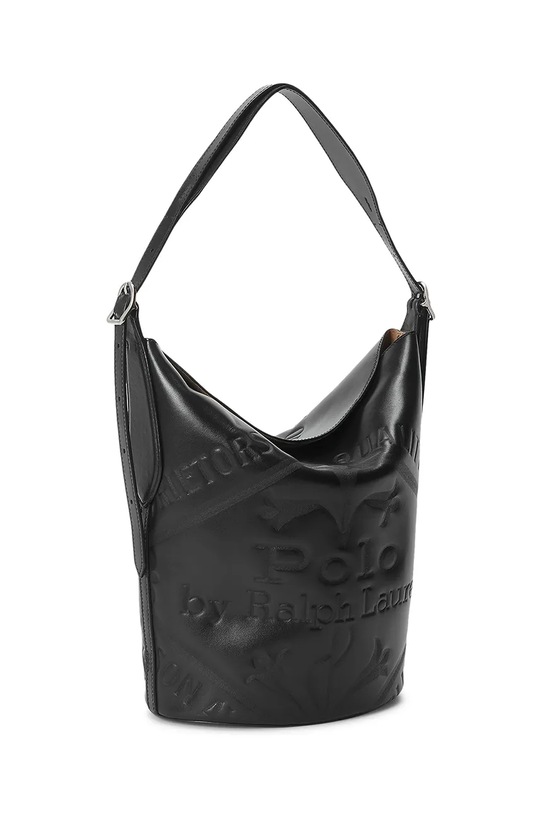 Аксессуары Кожаная сумочка Polo Ralph Lauren 428942241 чёрный